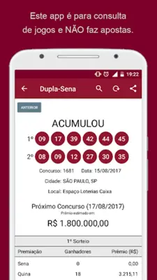 Resultados Loterias android App screenshot 1